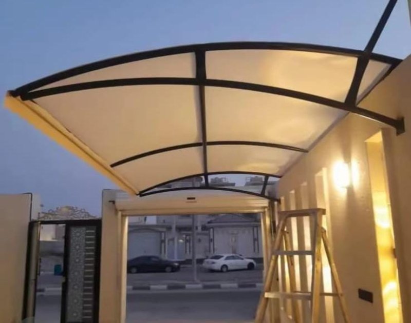 مظلات مواقف مصنوعة من قماش عالي الجودة